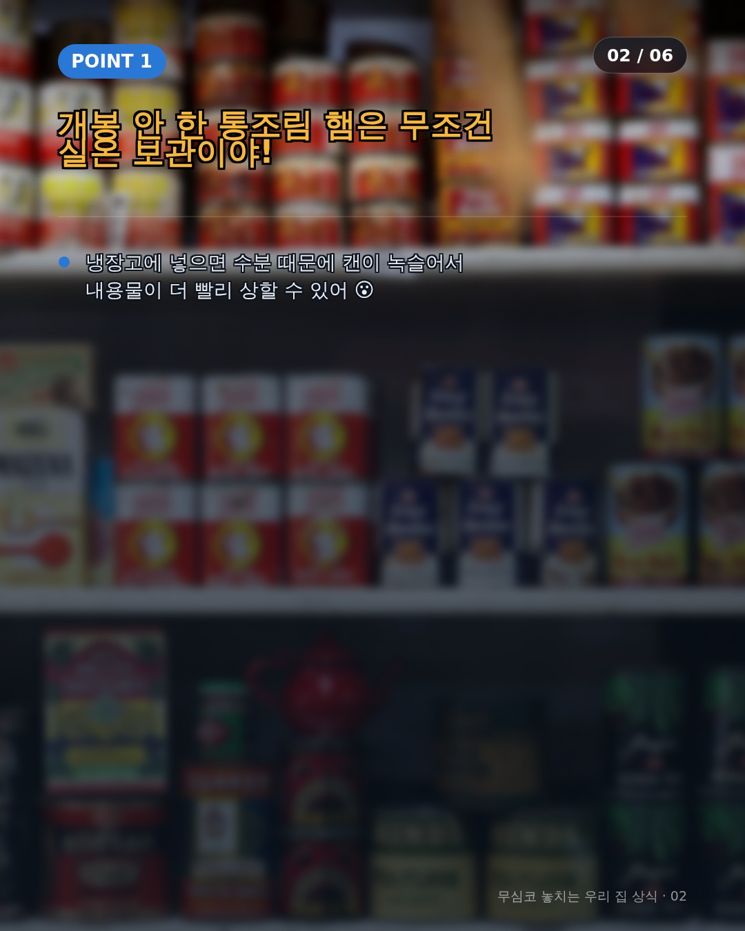 통조림 햄 보관의 과학적 원리와 캔 부식의 위험성